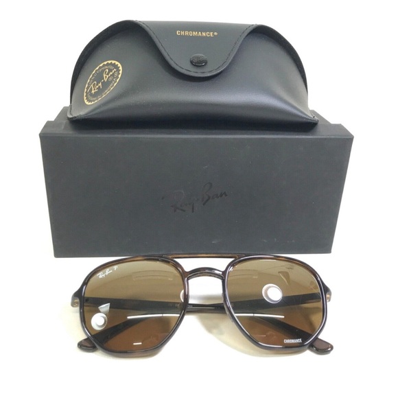 Ray-Ban Other - Ray Ban Sunglasses RB4321-CH 710/A2 Polished Tortoise Hexagon Chromance Lenses